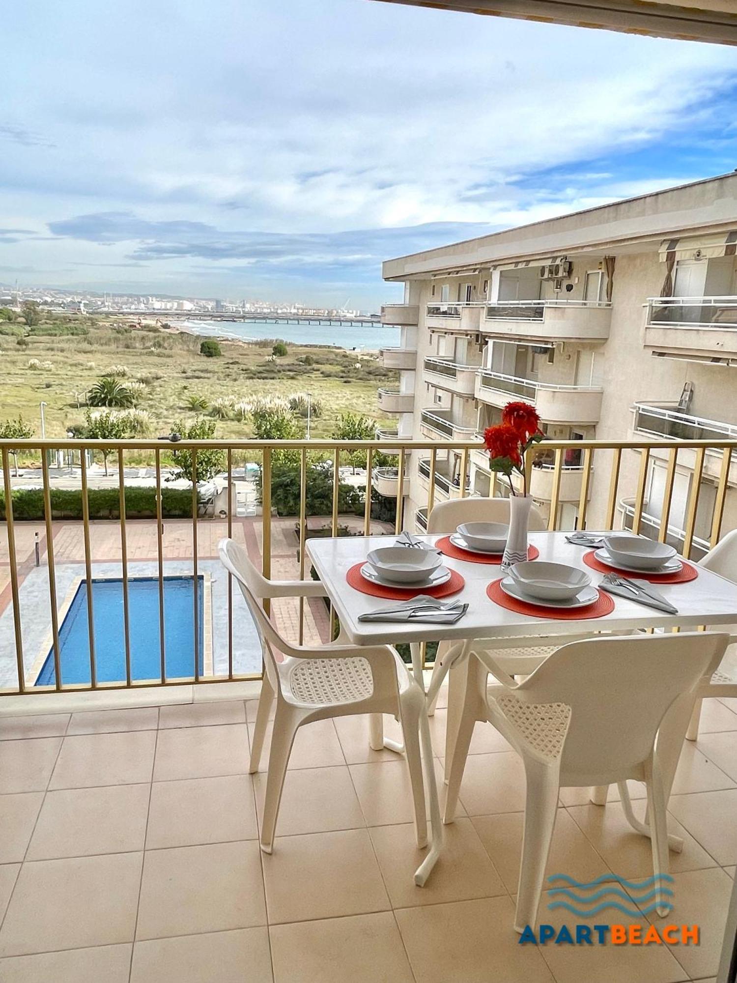 Apartbeach Adriatico 518 Vistas Playa Y Climatizado Apartman La Pineda Kültér fotó