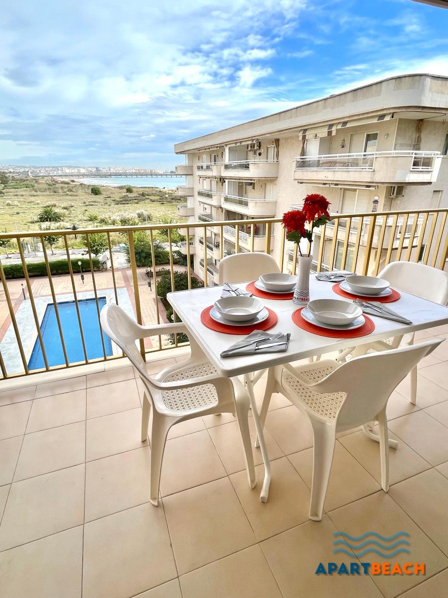 Apartbeach Adriatico 518 Vistas Playa Y Climatizado Apartman La Pineda Kültér fotó